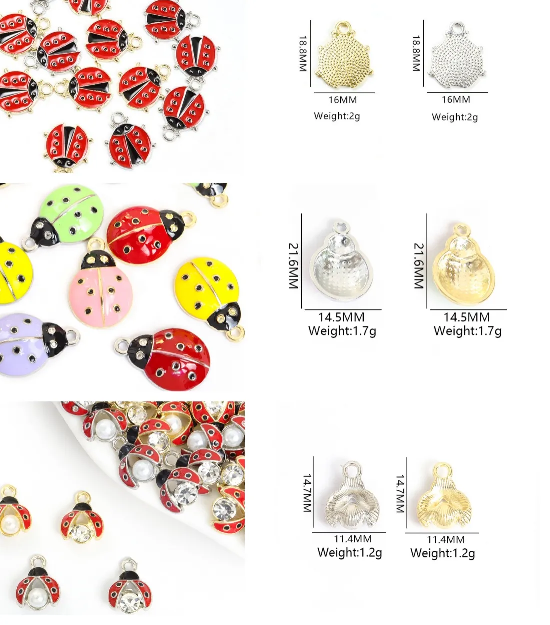 Authentic The Golden Fortune Beetle: 100-Piece Ladybug Talisman Assembly
