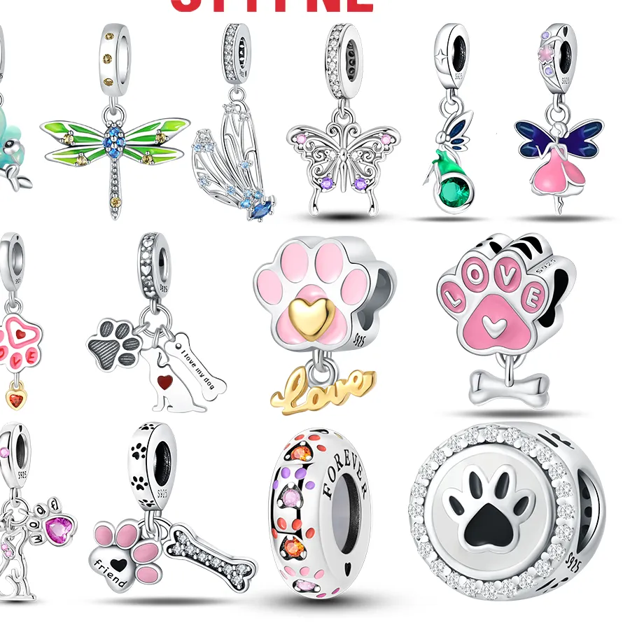 Authentic The Menagerie of Fortune: 925 Silver Sacred Animal Charms