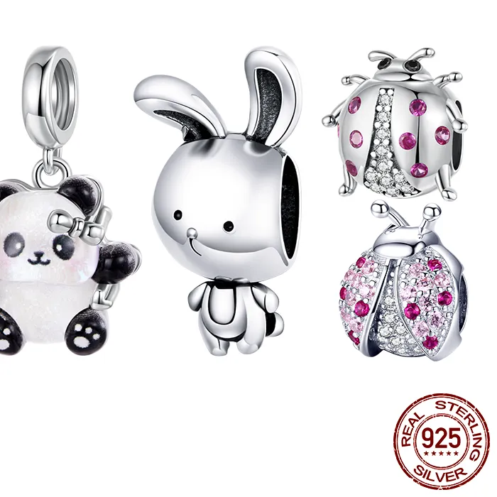 Authentic The Sanctuary Menagerie: Silver Talismans of Fortune and Innocence