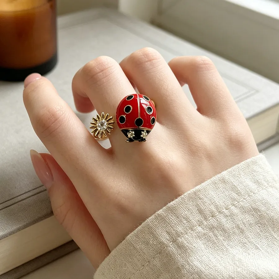 Authentic The Gilded Ladybug: A Talisman of Joy and Blooming Fortune