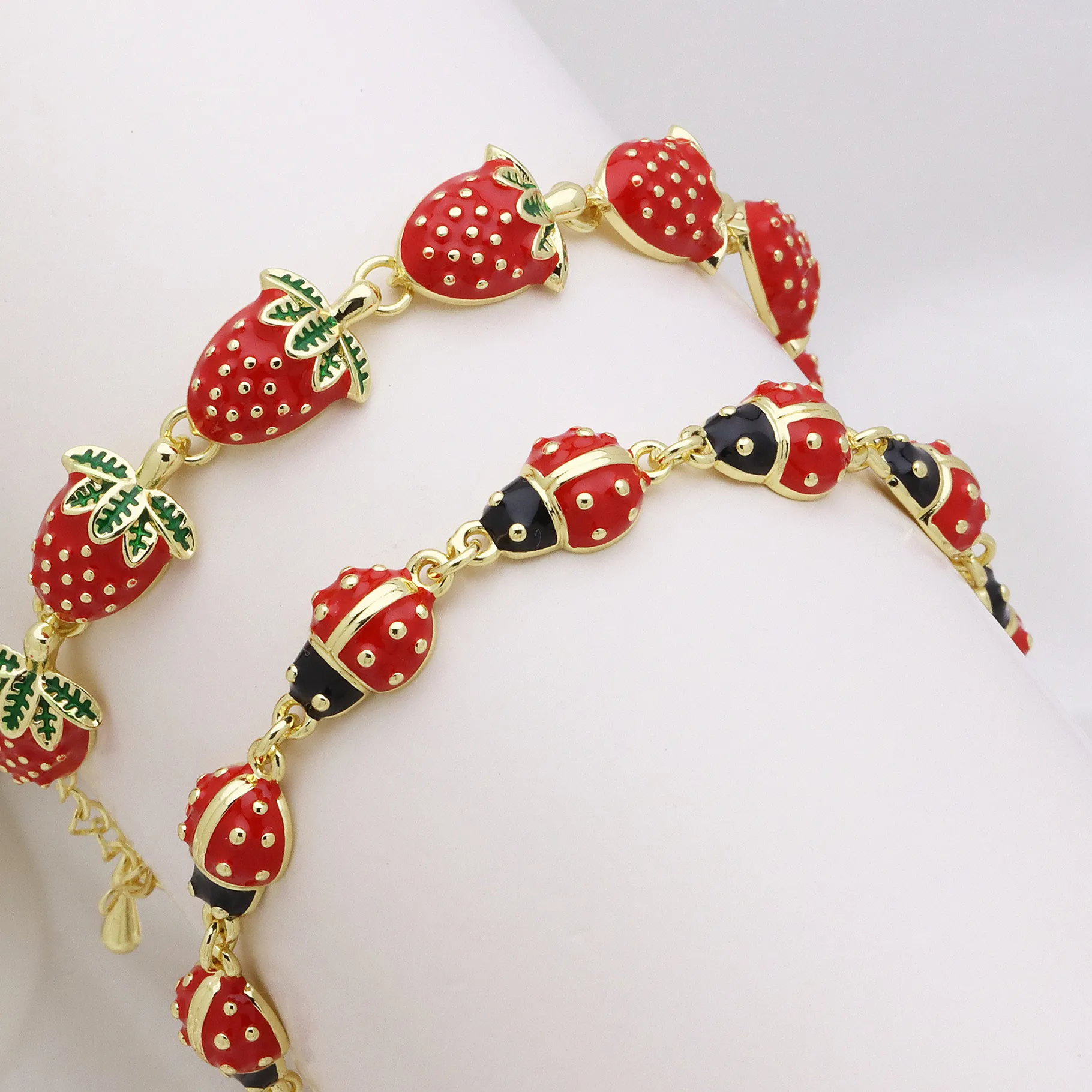 Authentic Crimson Jewel Of Fortune The Ladybug's Embrace Amulet