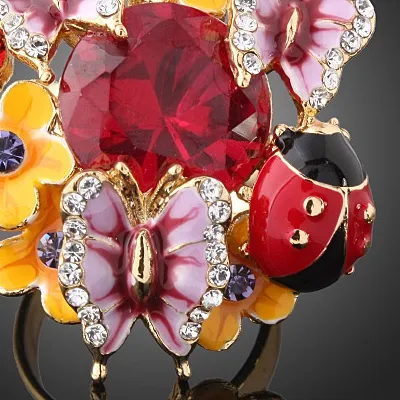 Authentic The Celestial Meadow Garden Enchantment Ring - A Talisman of Transformation and Abundance