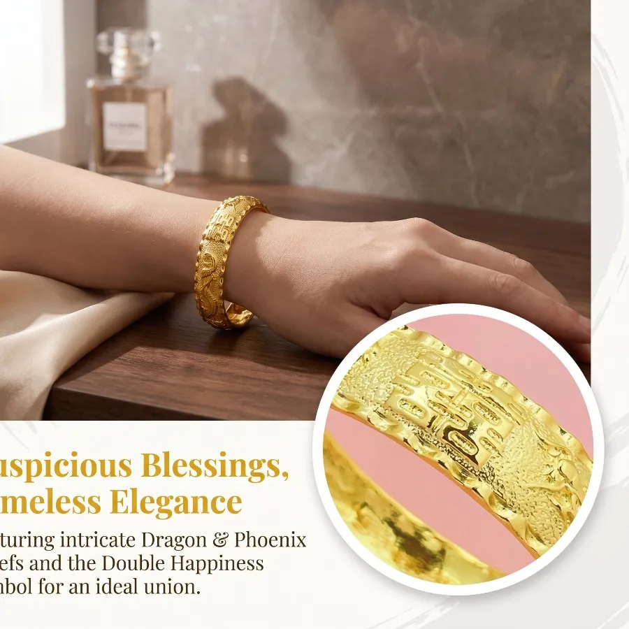 Authentic The Celestial Dragon and Phoenix Sacred Union Bracelet
