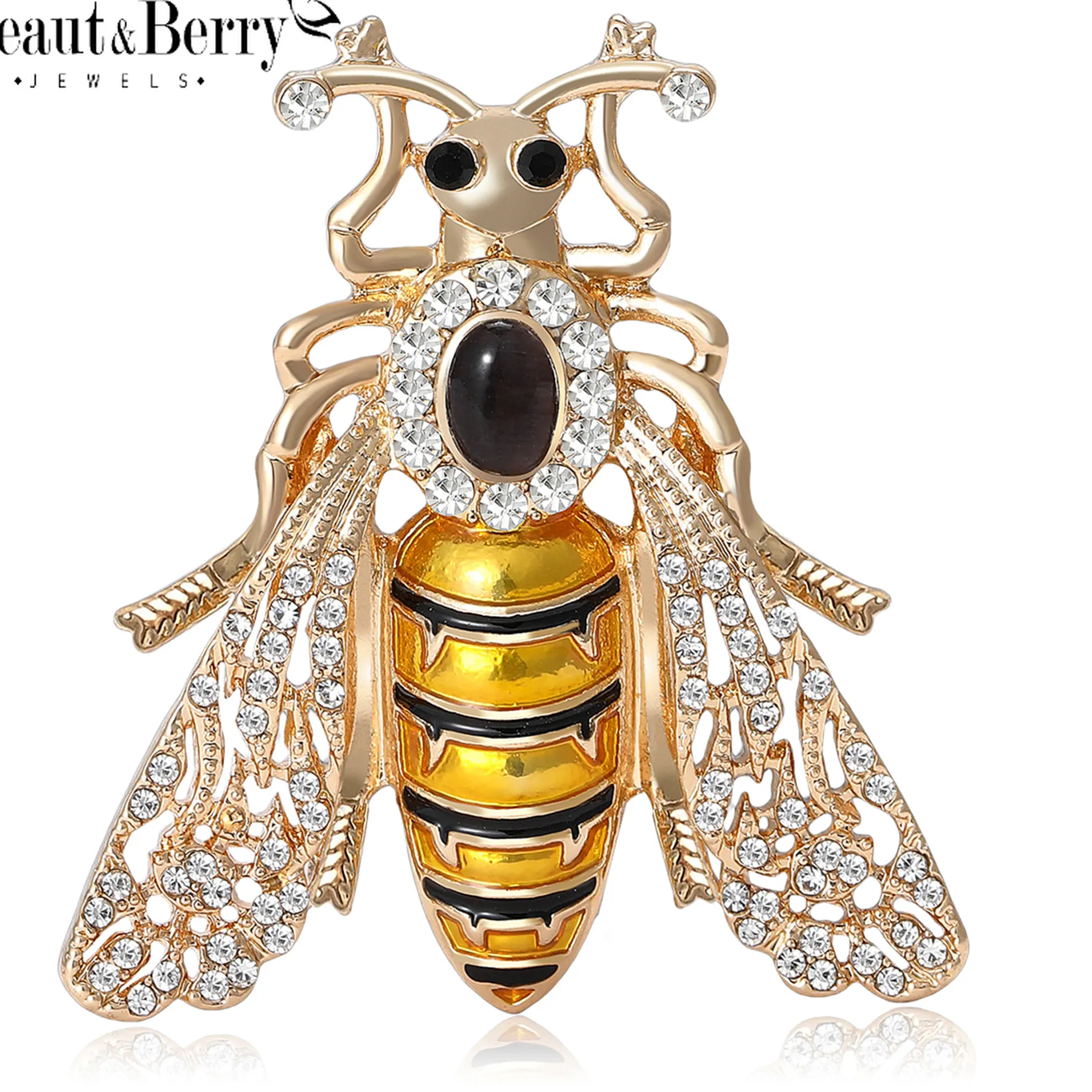 Authentic The Celestial Nectar Guardian - Sacred Bee Totem Brooch