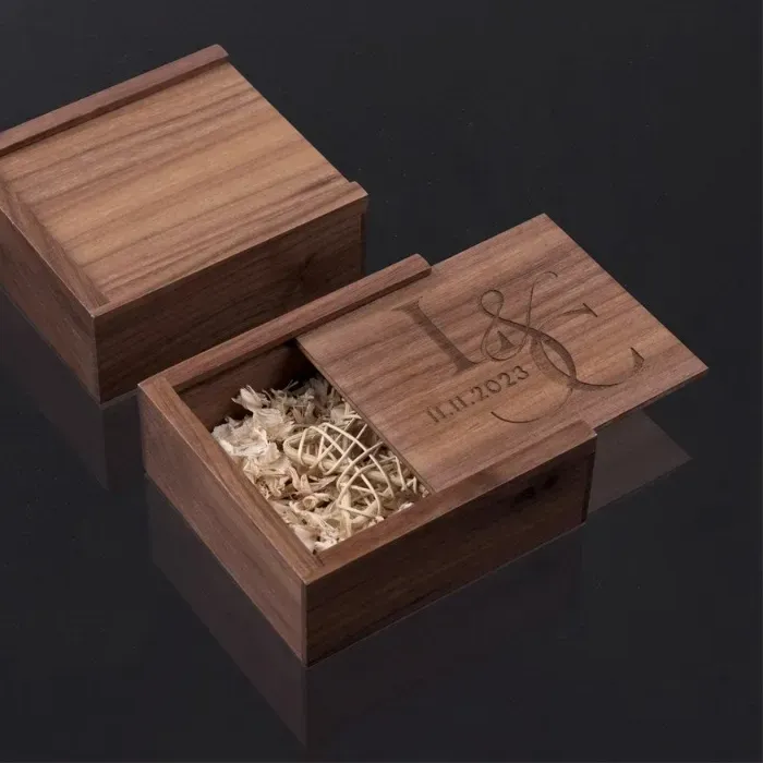 Authentic Sanctum of Earthly Keepsakes: Sacred Solid Walnut Reliquary Box