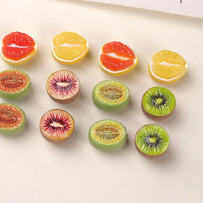 Authentic Vessels of the Harvest Sun: Miniature Resin Fruit Talismans