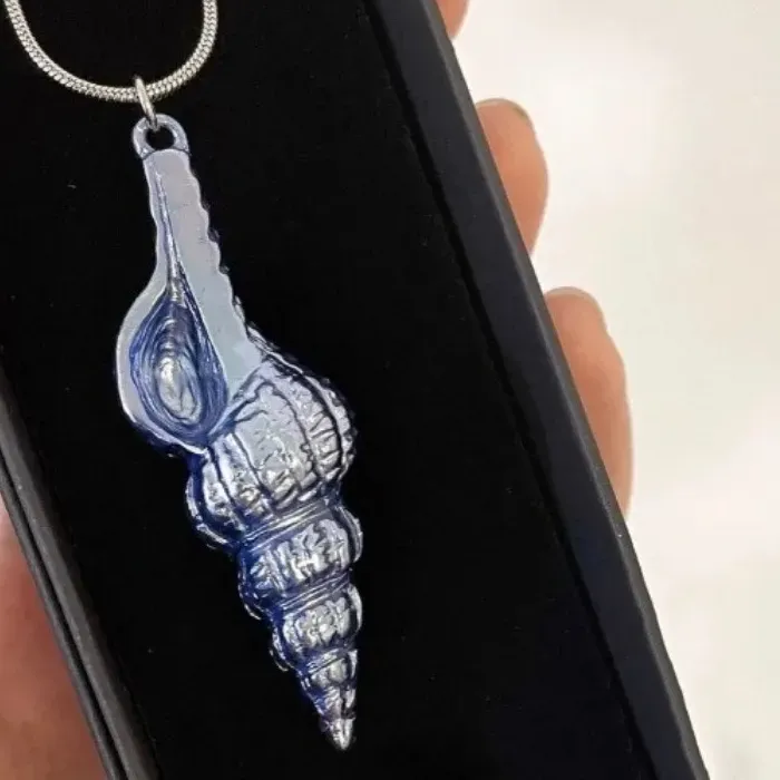 Authentic Guardian of the Deep: Mystical Conch Pendant Necklace