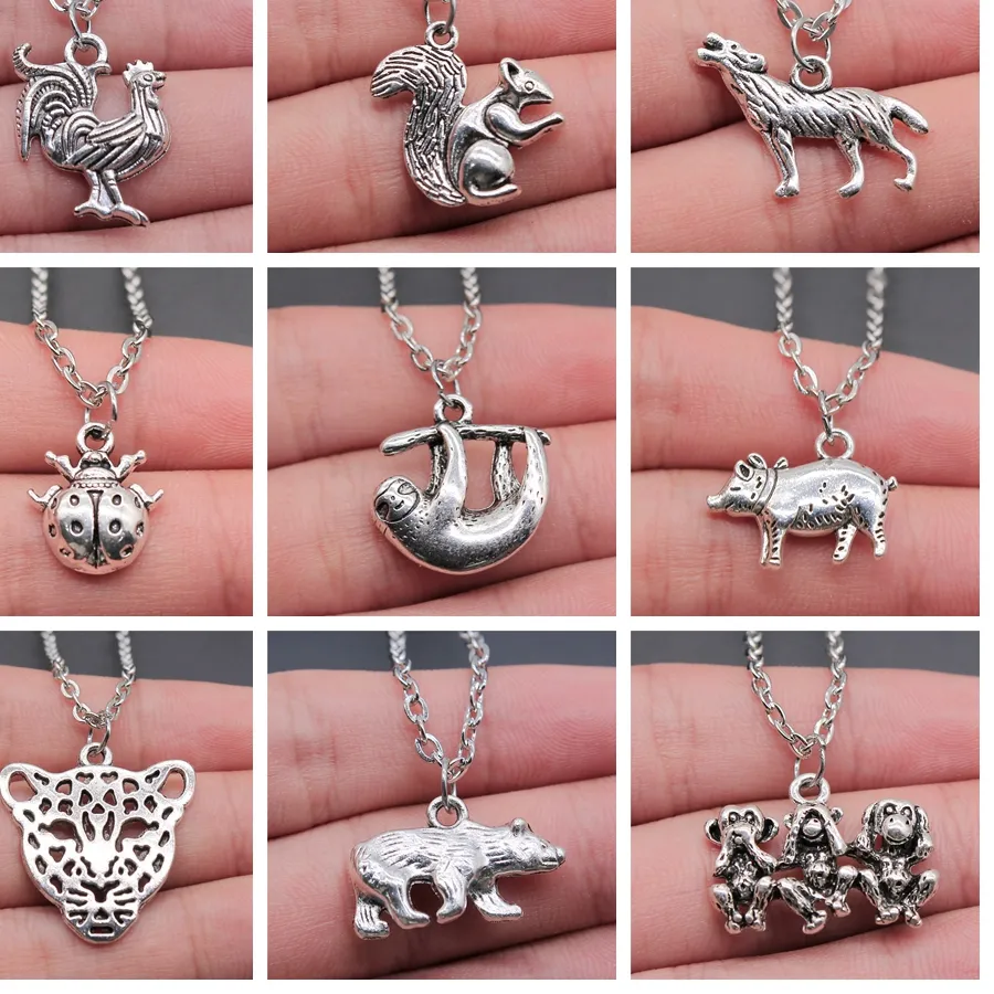 Authentic The Spirit Menagerie - Sacred Animal Totem Silver Amulet