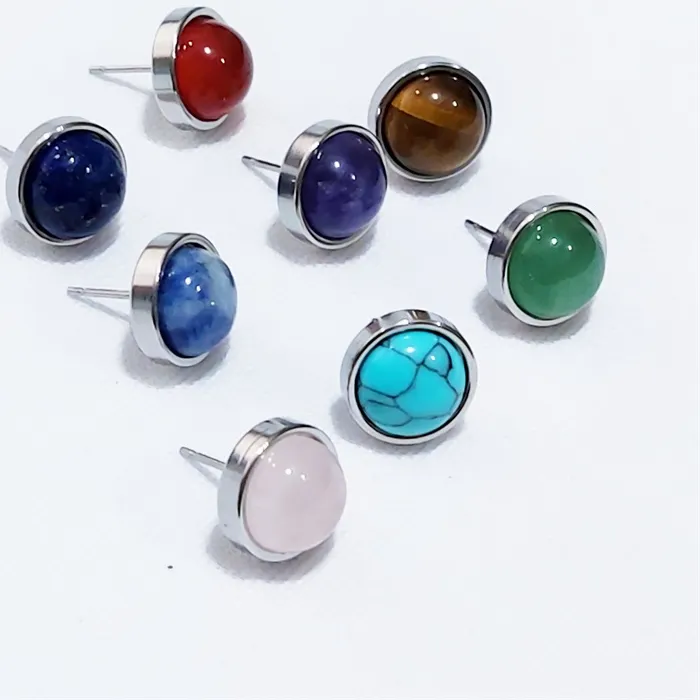 Authentic Celestial Clarity Quartz Studs - Sacred Radiance Crystal Ear Talismans