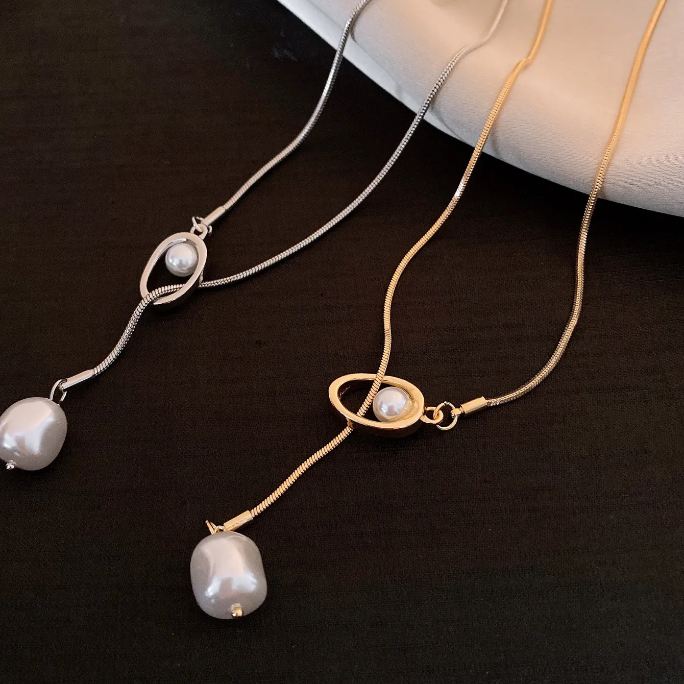 Authentic Sacred Y-Shaped Pearl Pendant: Protection and Abundance
