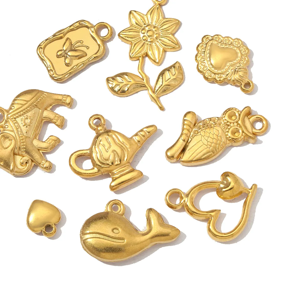 Authentic Mystic Menagerie Charms - Sacred Symbols of Love, Wisdom, and Harmony