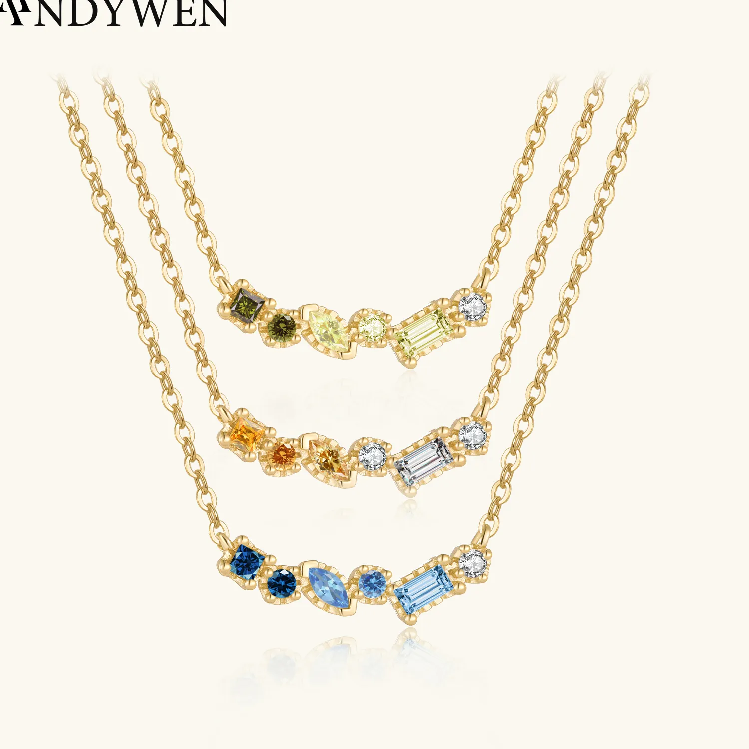 Authentic Celestial Birthstone & Azure Zircon Astral Alignment Gold-Plated Talisman