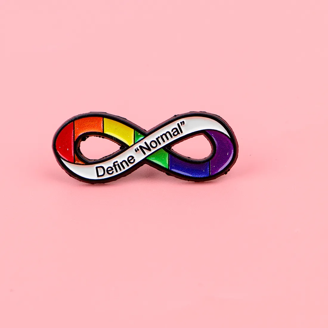 Authentic Autism Colored Infinite Symbol Enamel Pin Funny Quotes Brooch Pin Lapel Pin Badge on Backpack Clothing Accessories Jewelry Gifts