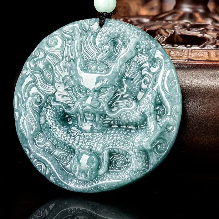 Authentic Celestial Dragon Guardian: Authentic Burmese Jadeite Talisman