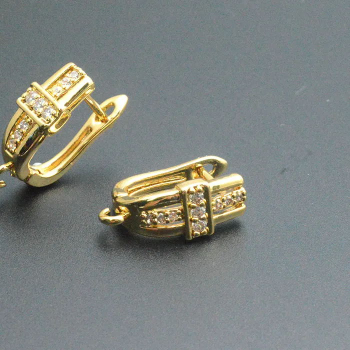Authentic Celestial Cross Ear Hooks: Sacred Conductors of Divine Radiance