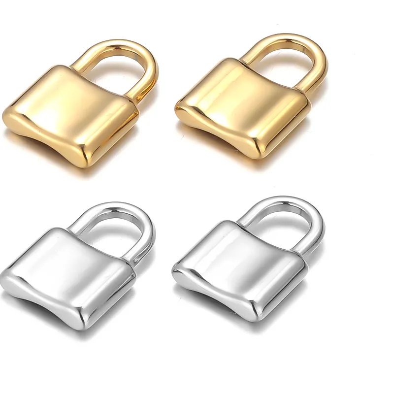 Authentic Mystic Lock Charm Set – 5 Enchanted Stainless Steel Padlocks for Sacred Jewelry