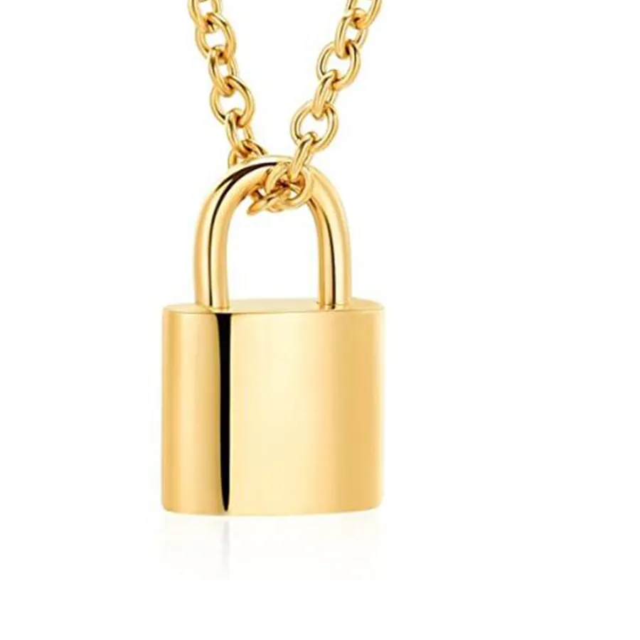 Authentic Padlock Cremation Jewelry For Ashes Keepsake Memorial Urn Pendant Necklace Gifts