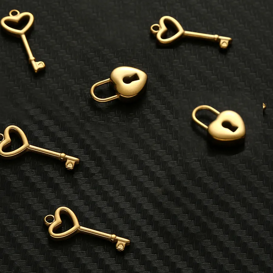 Authentic The Sacred Union: Heart and Key Talisman Set