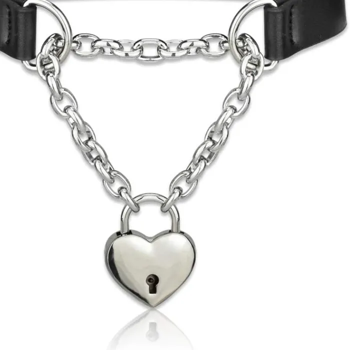 Authentic Heartbound Lock & Key: A Choker of Eternal Devotion