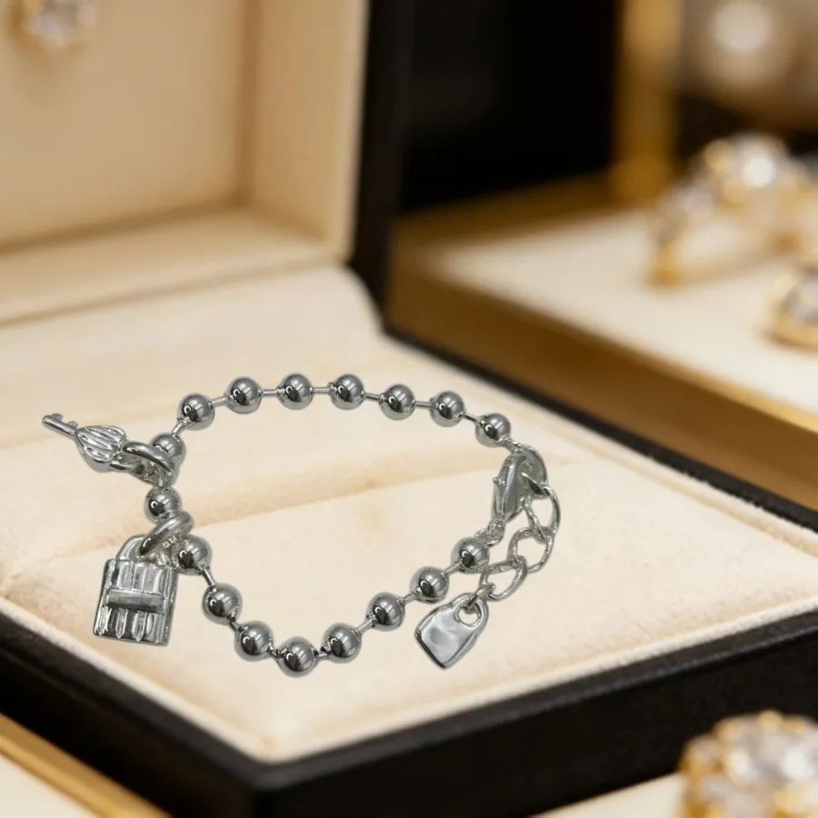 Authentic The Keeper of Secrets - Sacred Key and Padlock Binding Bracelet
