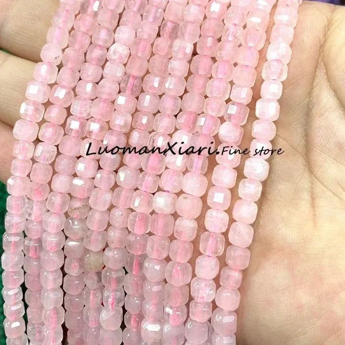 Authentic Mystic Rose Quartz Spacer Beads: Unlocking Love's Embrace