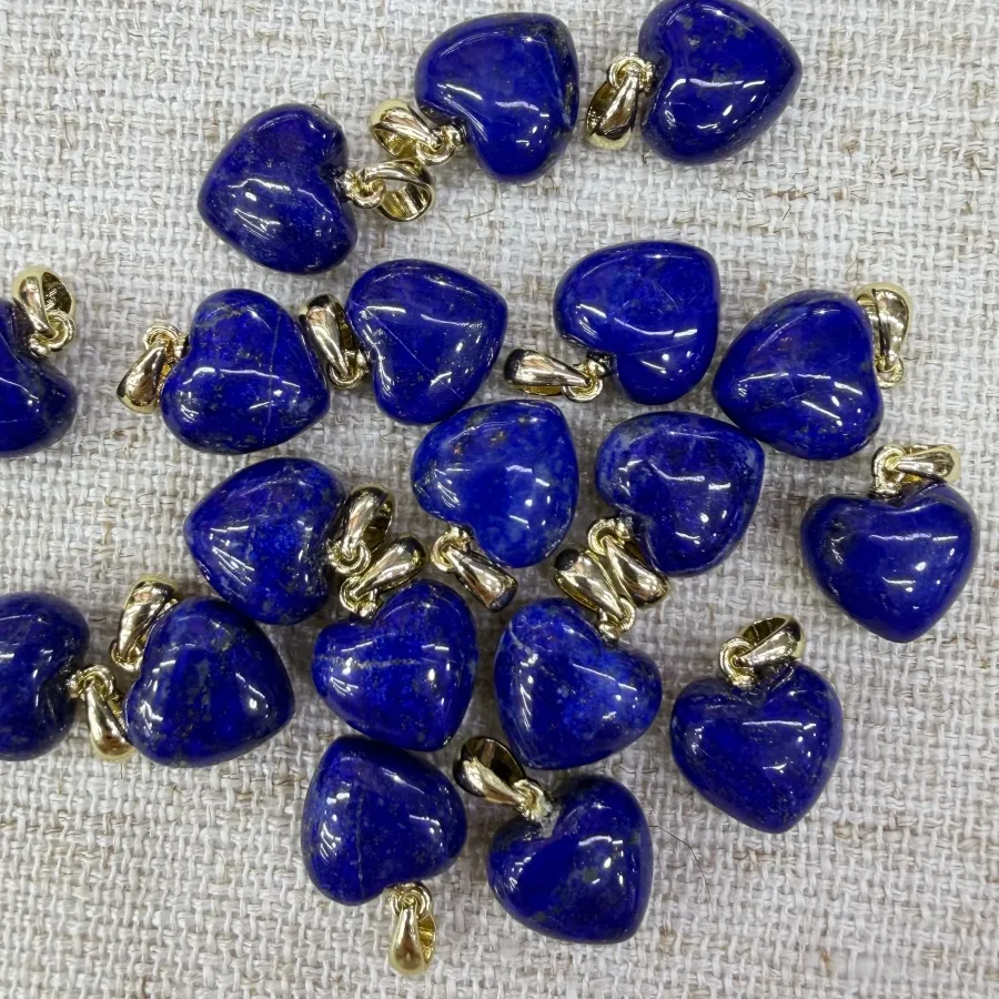 Authentic Celestial Heart Vessel - Sacred Lapis, Rose Quartz, and Sun Stone Talisman