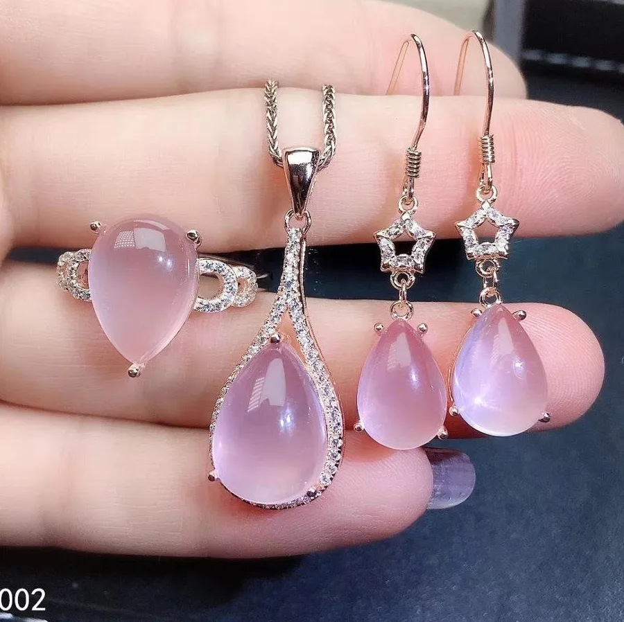 Authentic Celestial Heart Radiance Rose Quartz Sanctum Set