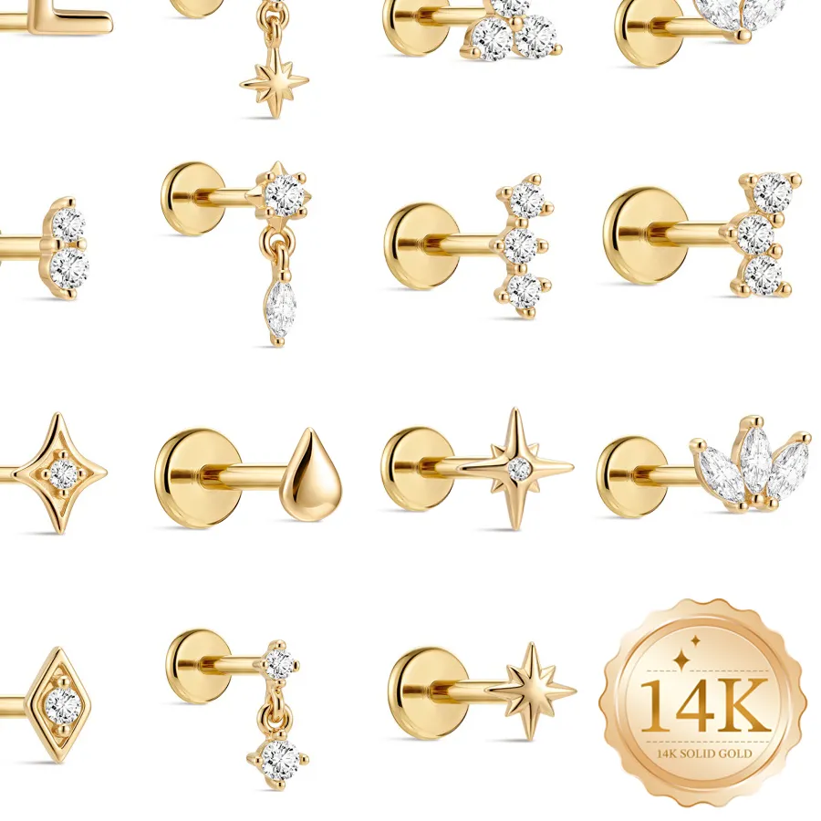 Authentic Celestial Alignment Gold Drops - Astral Star & Dewdrop Sacred Earrings
