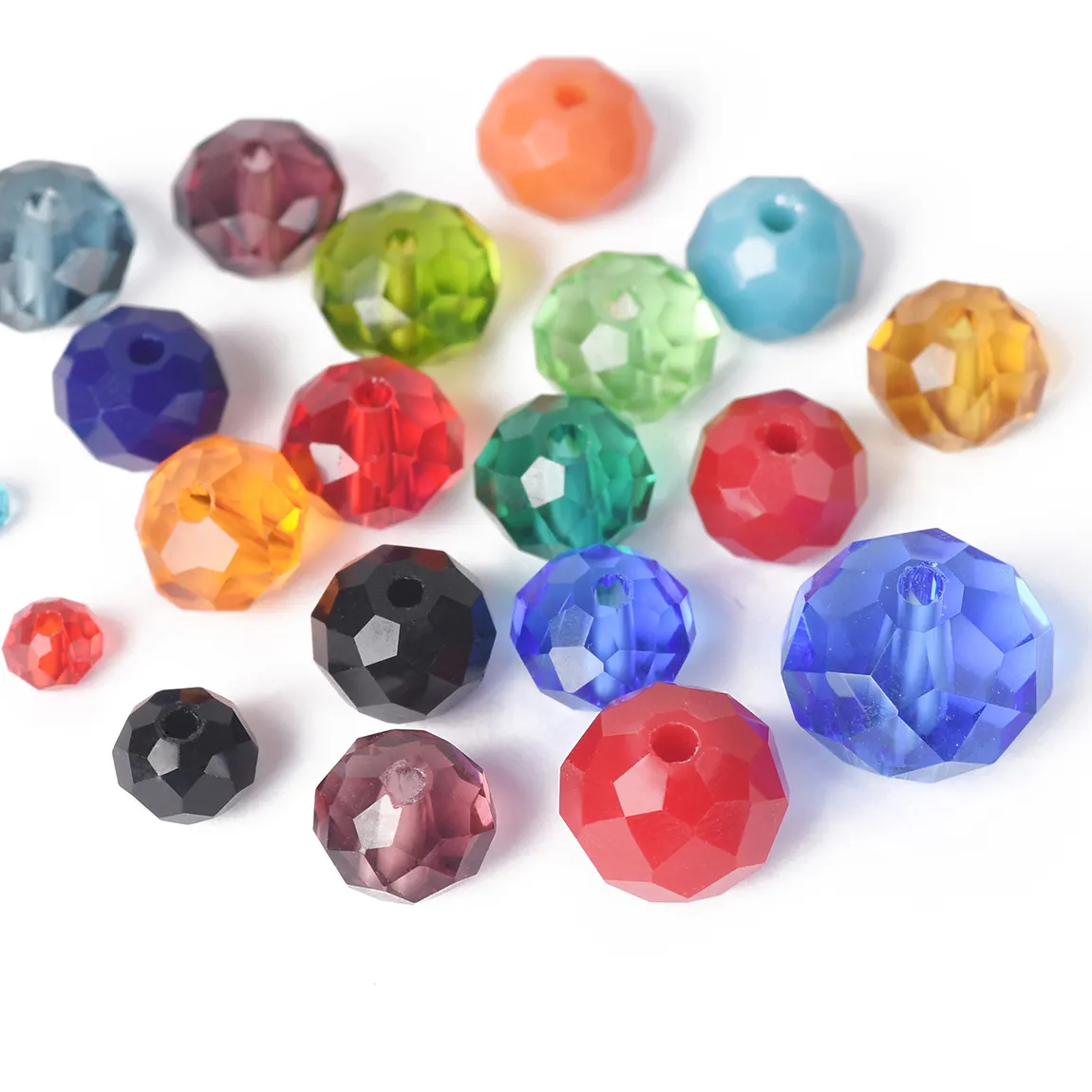 Authentic Celestial Rondelle Crystal Beads: Vessels of Refracted Light