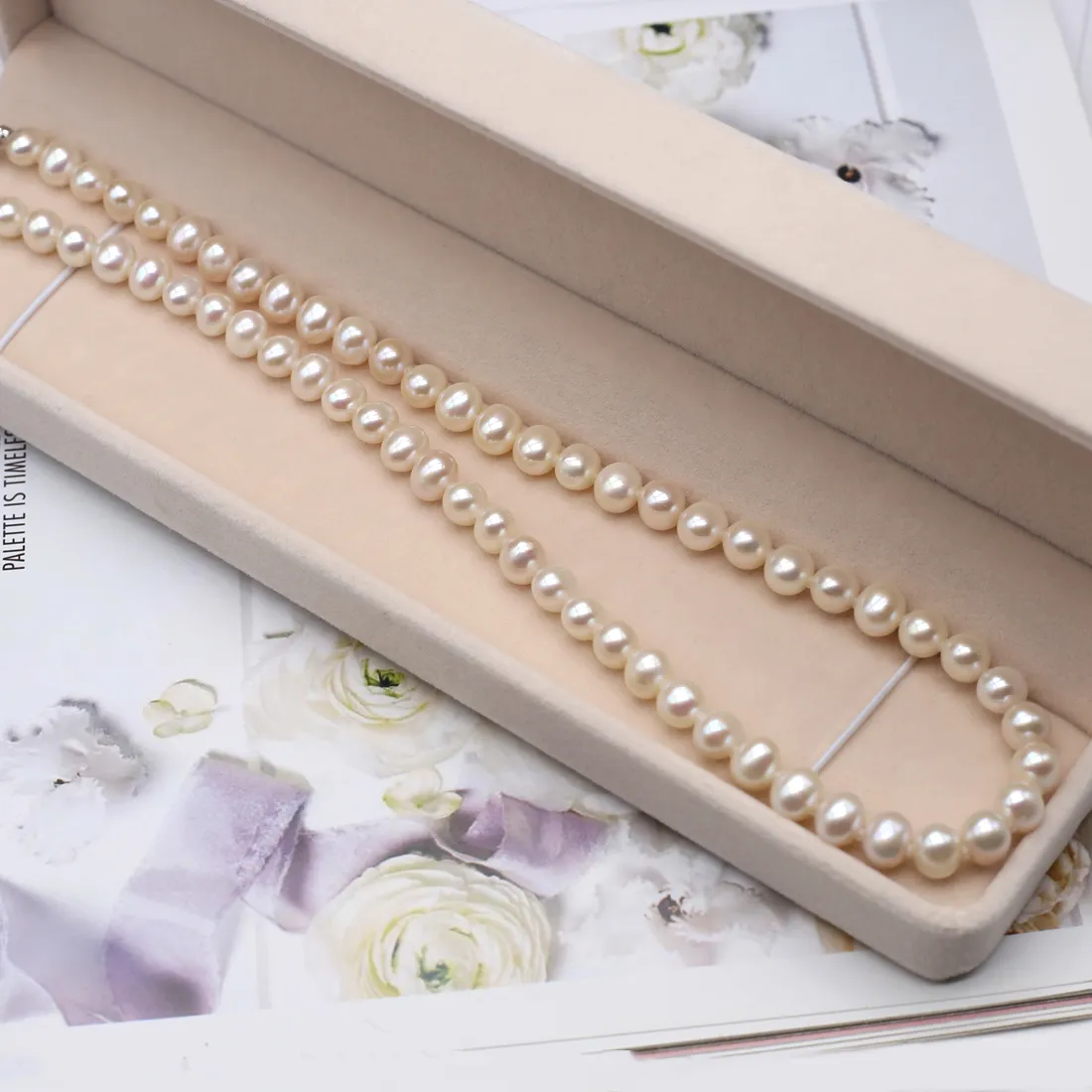 Authentic Luminous Moon-Blessed Freshwater Pearl Alchemy Strand