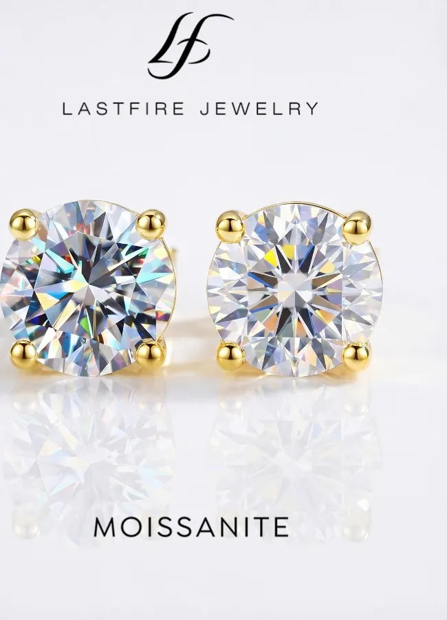 Authentic Celestial Radiance: Moissanite Solitaire Talismans