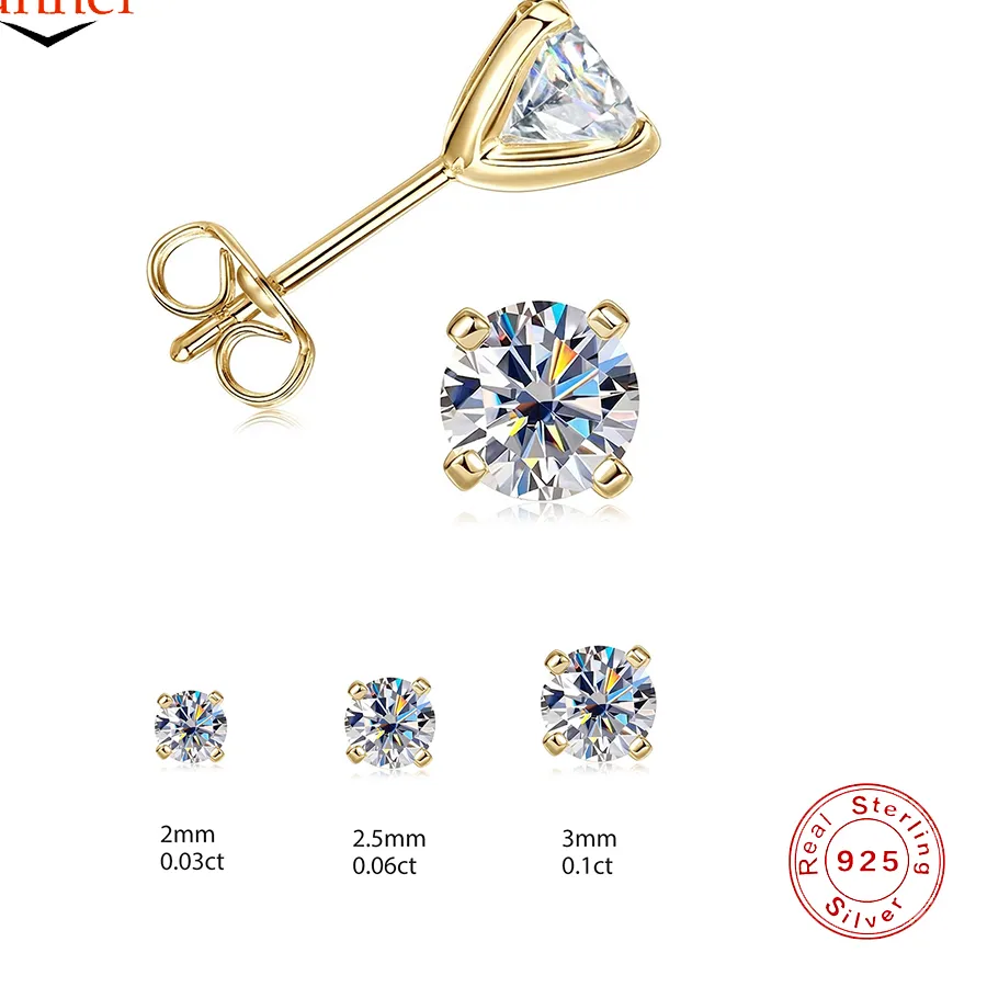 Authentic Celestial Starlight Moissanite Studs - Ethereal Clarity and Soul Illumination Amulets