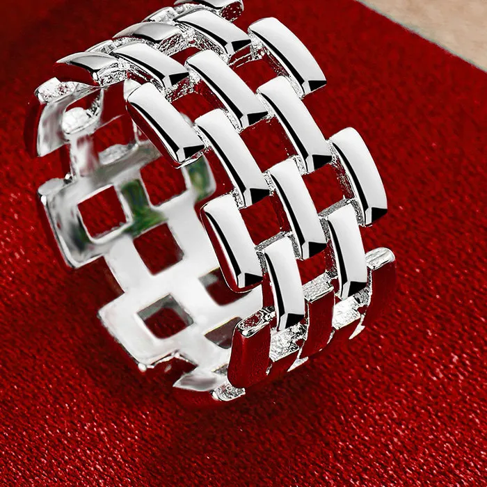 Authentic The Eternal Weave Sterling Silver Talisman Ring
