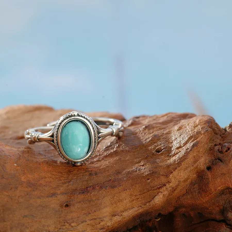 Authentic The Azure Horizon Turquoise Ring