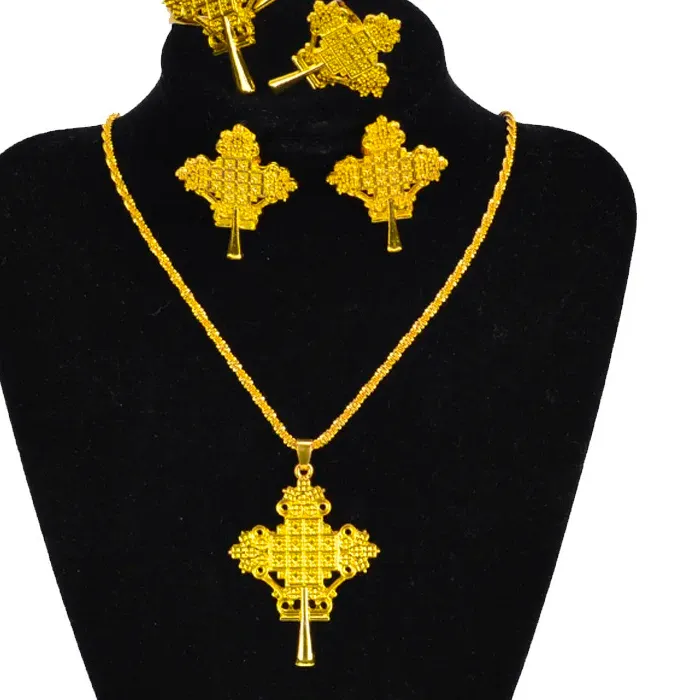 Authentic Golden Foliage Ancestral Ritual Set - Sacred Adornment for the Divine Feminine