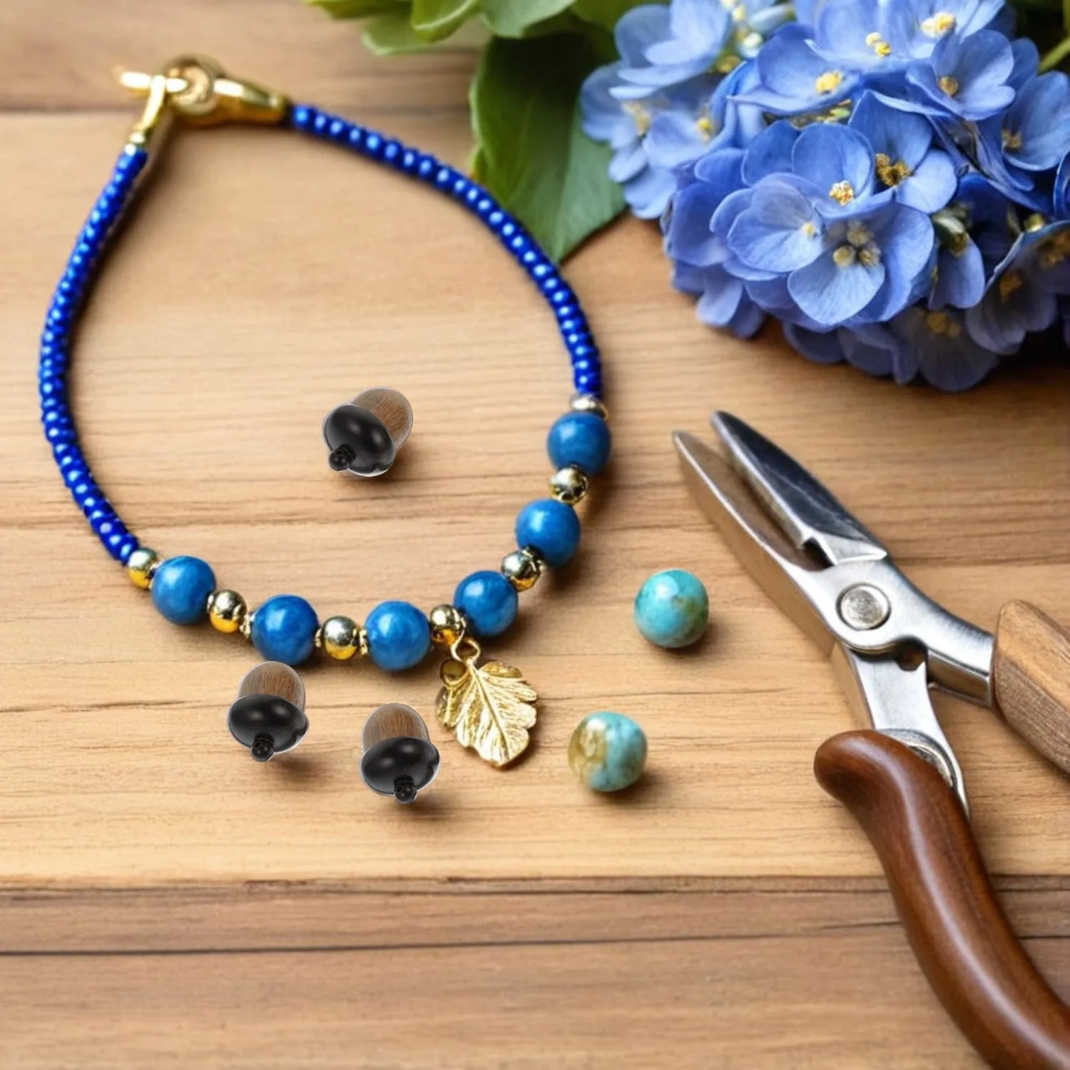 Authentic Sacred Acorn of Abundance: A Handmade Wooden Box Pendant for Protection and Prosperity