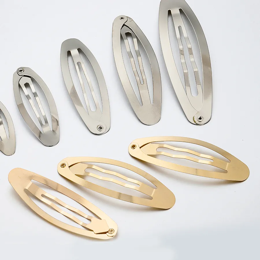 Authentic Oval Harmony: 20Pcs Gold-Toned Hairpins for Spiritual Expression
