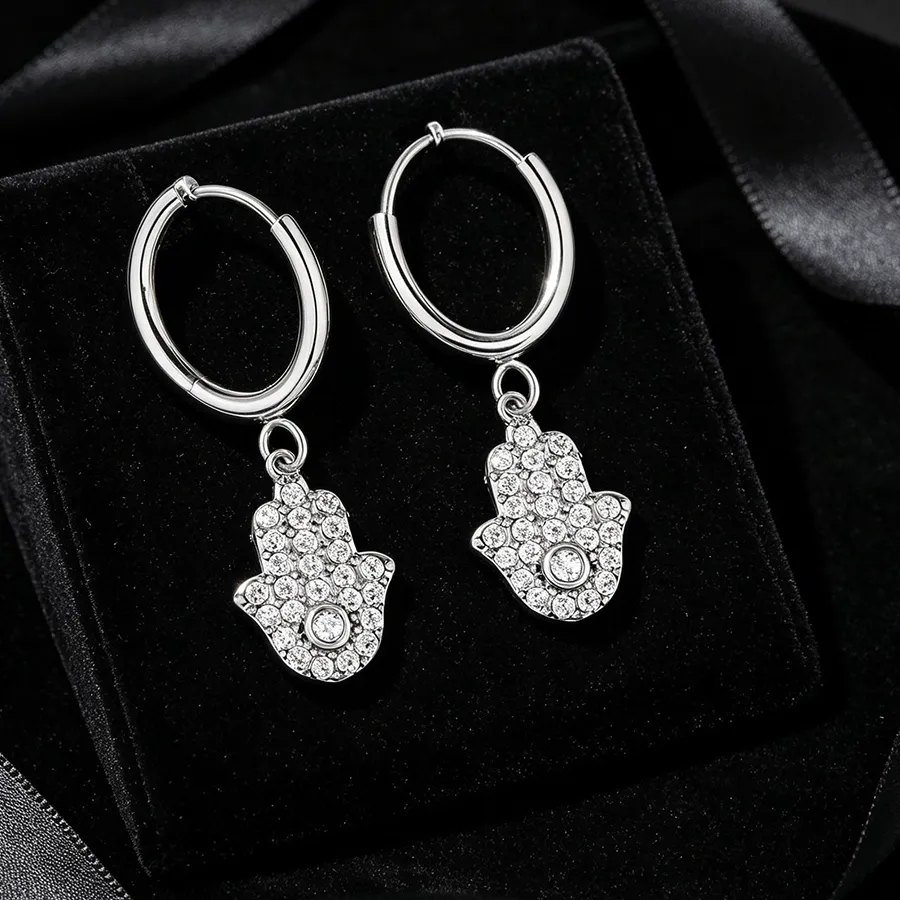 Authentic Celestial Guidance Gold Dangle Talisman Earrings