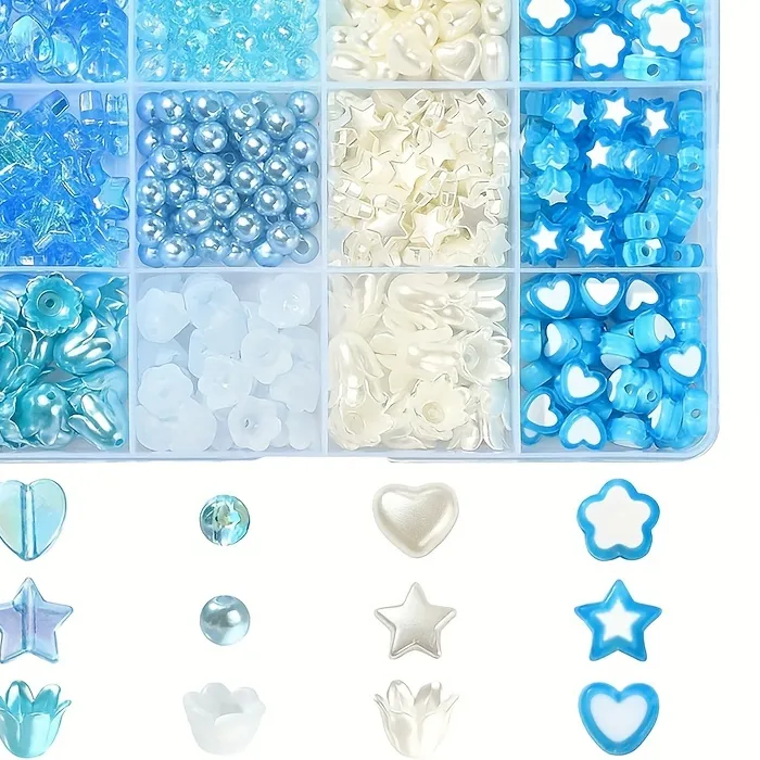 Authentic Sacred Geometry Talisman Bead Treasury - 12-Compartment Alchemical DIY Protection Kit