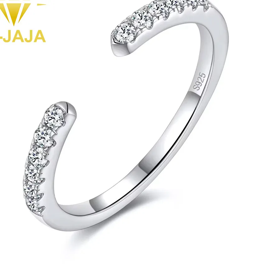 Authentic The Celestial Half-Eternity Moissanite Open Band