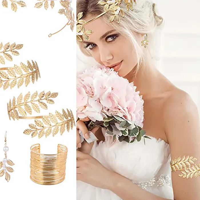 Authentic The Golden Goddess's Grace: A Sacred Jewelry Set for Women