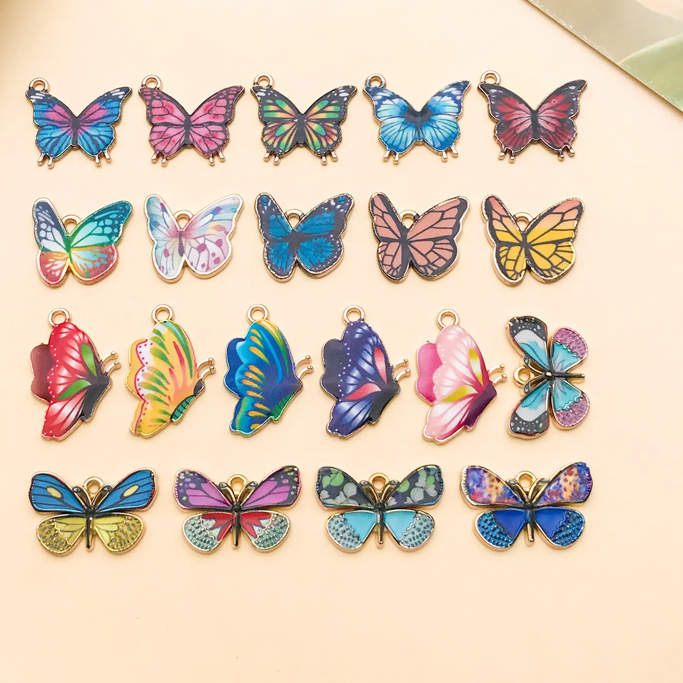 Authentic The Alchemist's Enamel Butterfly Charms Set