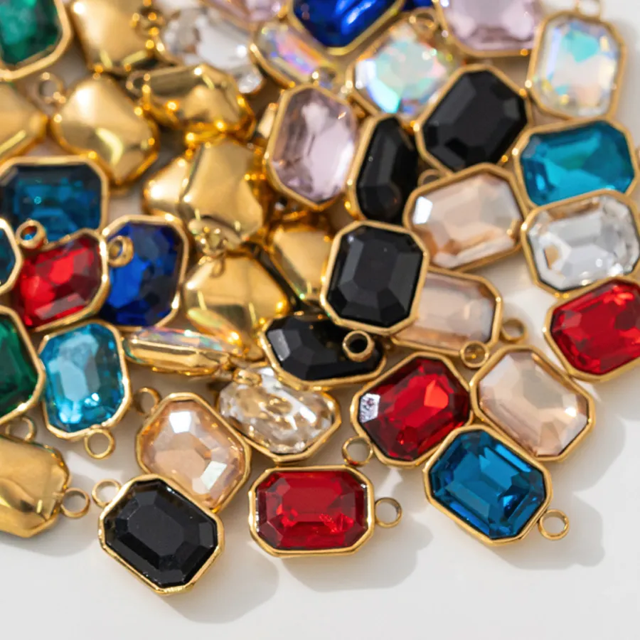 Authentic Celestial Radiance: Five-Fold Crystal Talisman Charms