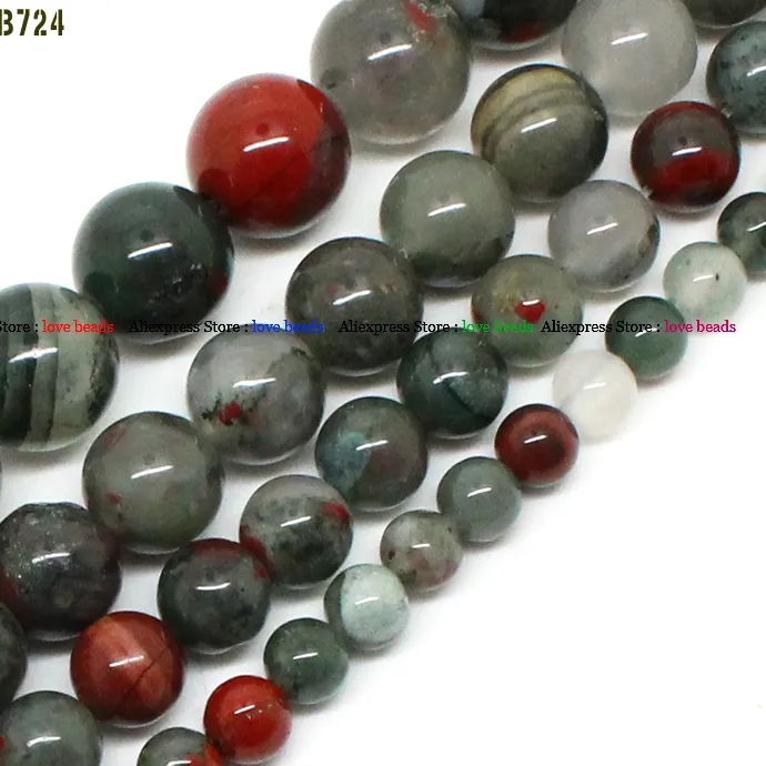 Authentic Vessels of Vital Fire: Natural African Bloodstone Strands