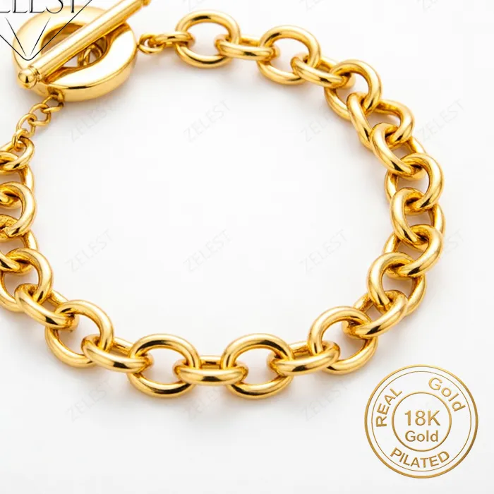 Authentic Infinite Cycle Gold-Link Sacred Talisman Bracelet