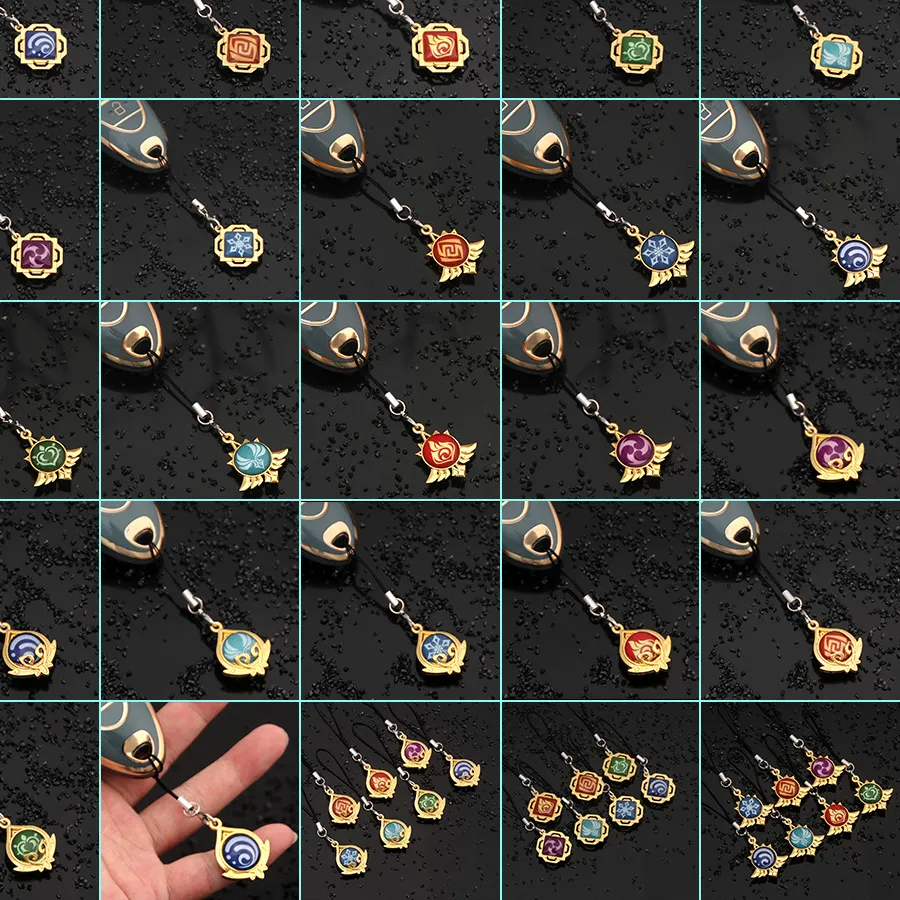 Authentic Celestial Eye of God Luminous Elemental Talisman Keychain