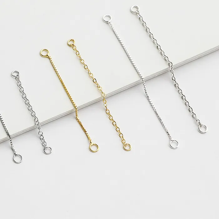 Authentic Sacred Extension of Inner Light - Adjustable Sterling Silver Earring Chains
