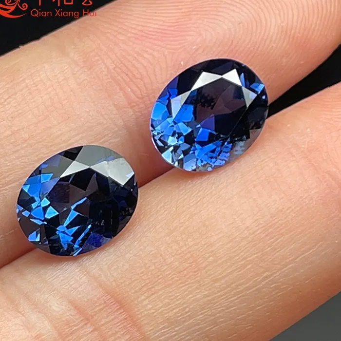 Authentic Sapphire Eclipse: Lab‑Grown Oval Gem for Spiritual Harmony