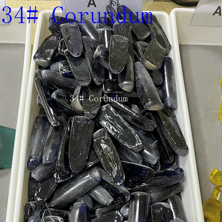 Authentic Celestial Abyss: 100g Raw Blue Synthetic Corundum