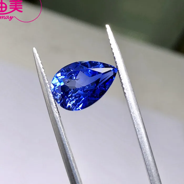 Authentic The Azure Vault Pear Sapphire